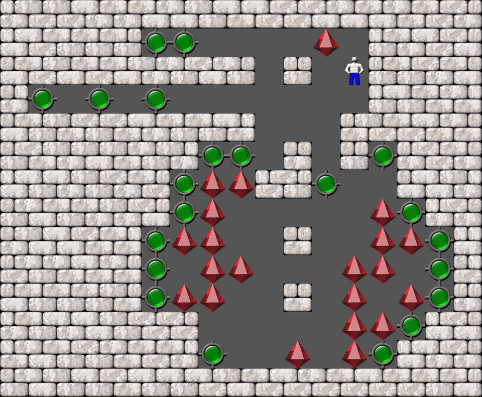 Сокобан More Bugs collections уровень 497